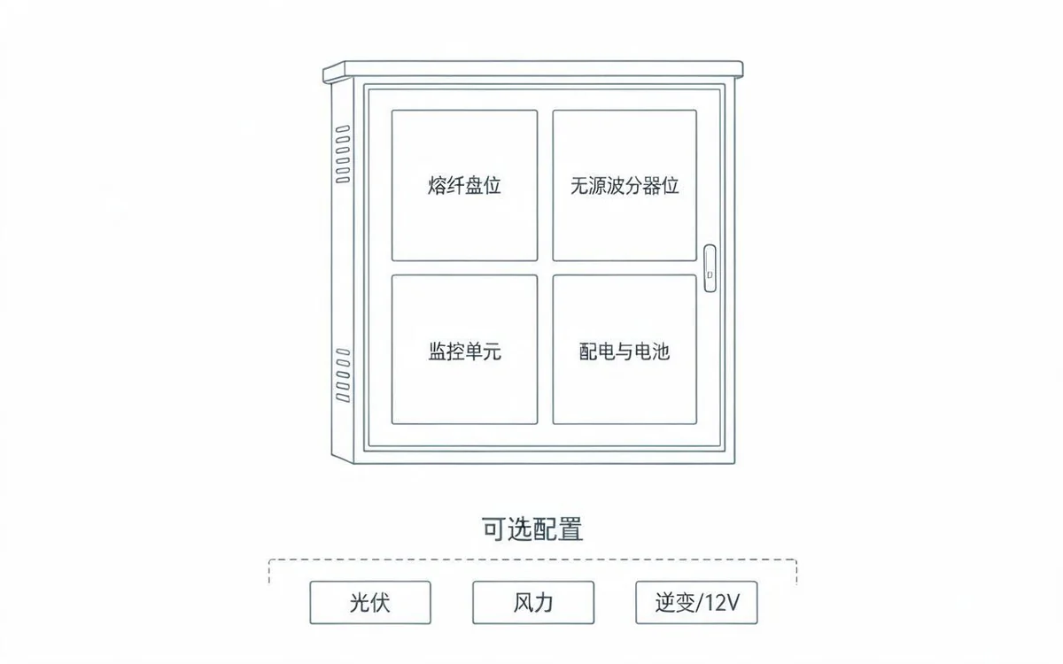 抱杆位上先占多大地方：HJ-SZ03-05 5KWh 微站能源柜的安装条件与配置边界
